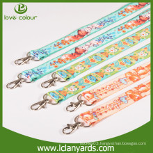 Cheap Custom Print lanyard Strap with Oval Hook For Events